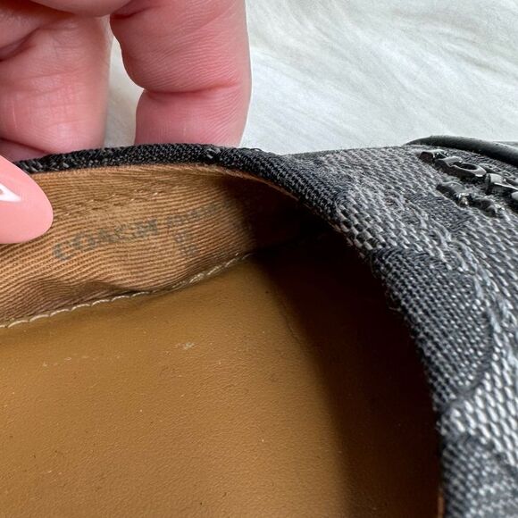 Coach Chelsea Signature Logo Ballet Flats 8.5 - Picture 8 of 8